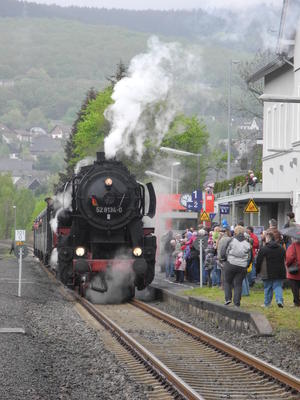 Dampflok 150 Jahre Eisenbahn