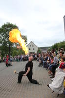 Bild vergr��ern: Die Feuer-Sensations-Formation Dancing-Flames �berzeugten mit einer gekonnten Darbietung.