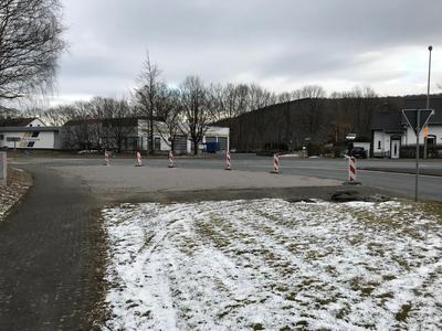 Bild vergr��ern: Im Kreuzungsbereich Ewald-Sahm-Stra�e und Nassauische Stra�e entsteht auf 250 Quadratmetern eine bunte Blumenwiese, die nicht nur optische Vorteile bringt sondern auch Lebensraum f�r Insekten darstellt.