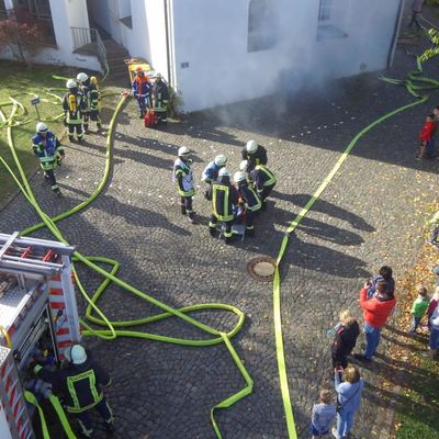 Bild vergr��ern: Die Einsatzstelle von oben