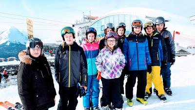 Bild vergr��ern: Skifreizeit der Gemeinschaftlichen Sekundarschule