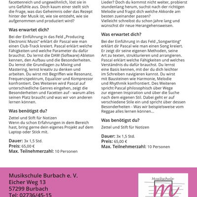 Bild vergr��ern: Workshop Pascal Sahm 2. Seite