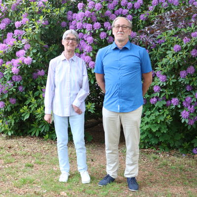 Bild vergr��ern: Gemeinsam pr�gten Ulrike Reuter und Karl-Willi Eibach fast 100 Jahre die Gemeindeverwaltung Burbach.