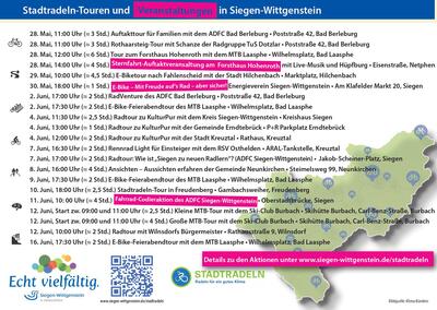 Bild vergr��ern: Veranstaltungen Stadtradeln