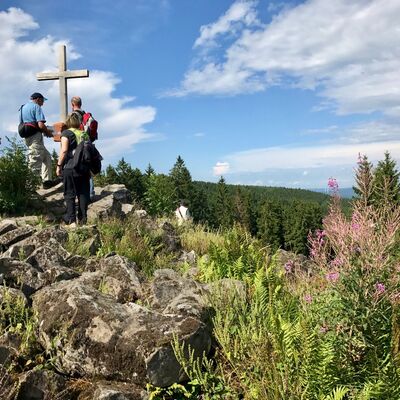 Bild vergr��ern: Zwischenstopp an den Tr�delsteinen