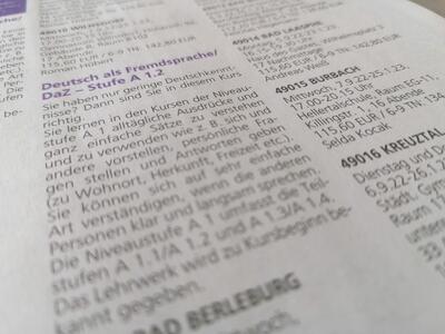 Bild vergr��ern: In Burbach wird auch ein Integrationskurs angeboten.