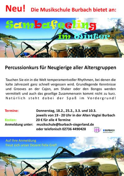 Bild vergr��ern: Percussionkurs