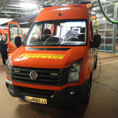 Bild vergr��ern: Der neue Einsatzleitwagen der Burbacher Feuerwehr.