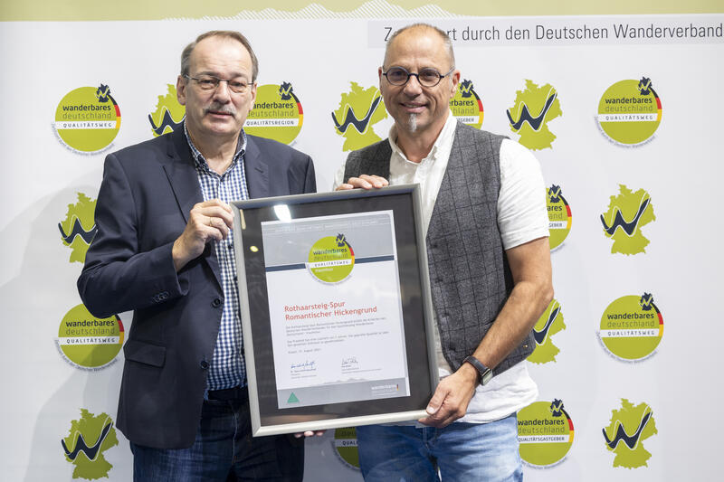 Preisverleihung Qualit�tswege wanderbares Deutschland