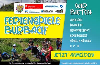 Bild vergr��ern: Die Jugendtreffs Burbach und Holzhausen pr�sentieren ein abwechslungsreiches Ferienprogramm.