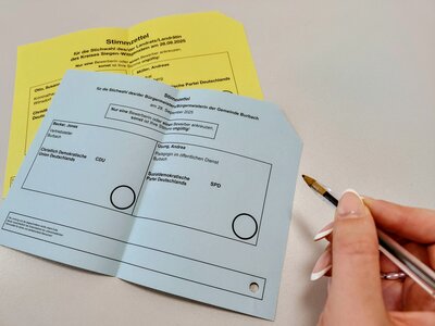 Bild vergr��ern: Am 28.09.2025 finden die Stichwahlen statt.