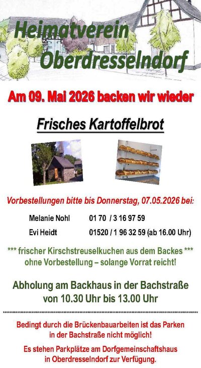 Bild vergr��ern: Flyer Backes 09. Mai 2026