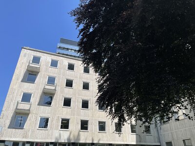 Bild vergr��ern: Das Geb�ude der neuen Ausl�nderbeh�rde.