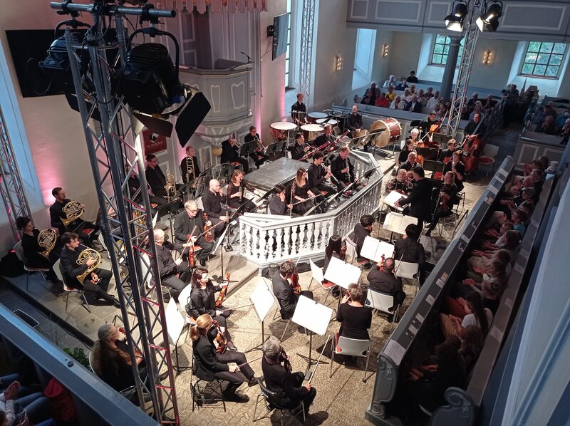 R&ouml;merkonzert Kirche Innenansicht