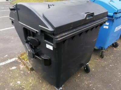 Bild vergr��ern: 1.100-Liter-Hausm�llcontainer