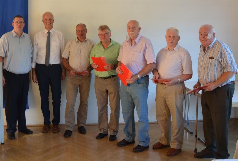 Ehrungen Alterskameraden Feuerwehr Burbach
