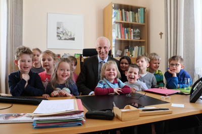 Bild vergr��ern: Zu Gast waren jetzt die Kinder des DRK-Familienzentrums 